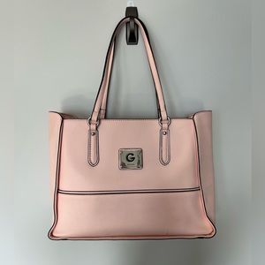 Guess handbag/tote in light pink